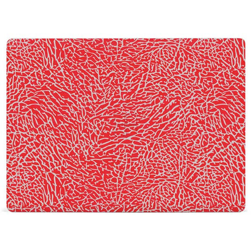 Elephant Print Red Surface Laptop 2 Skin